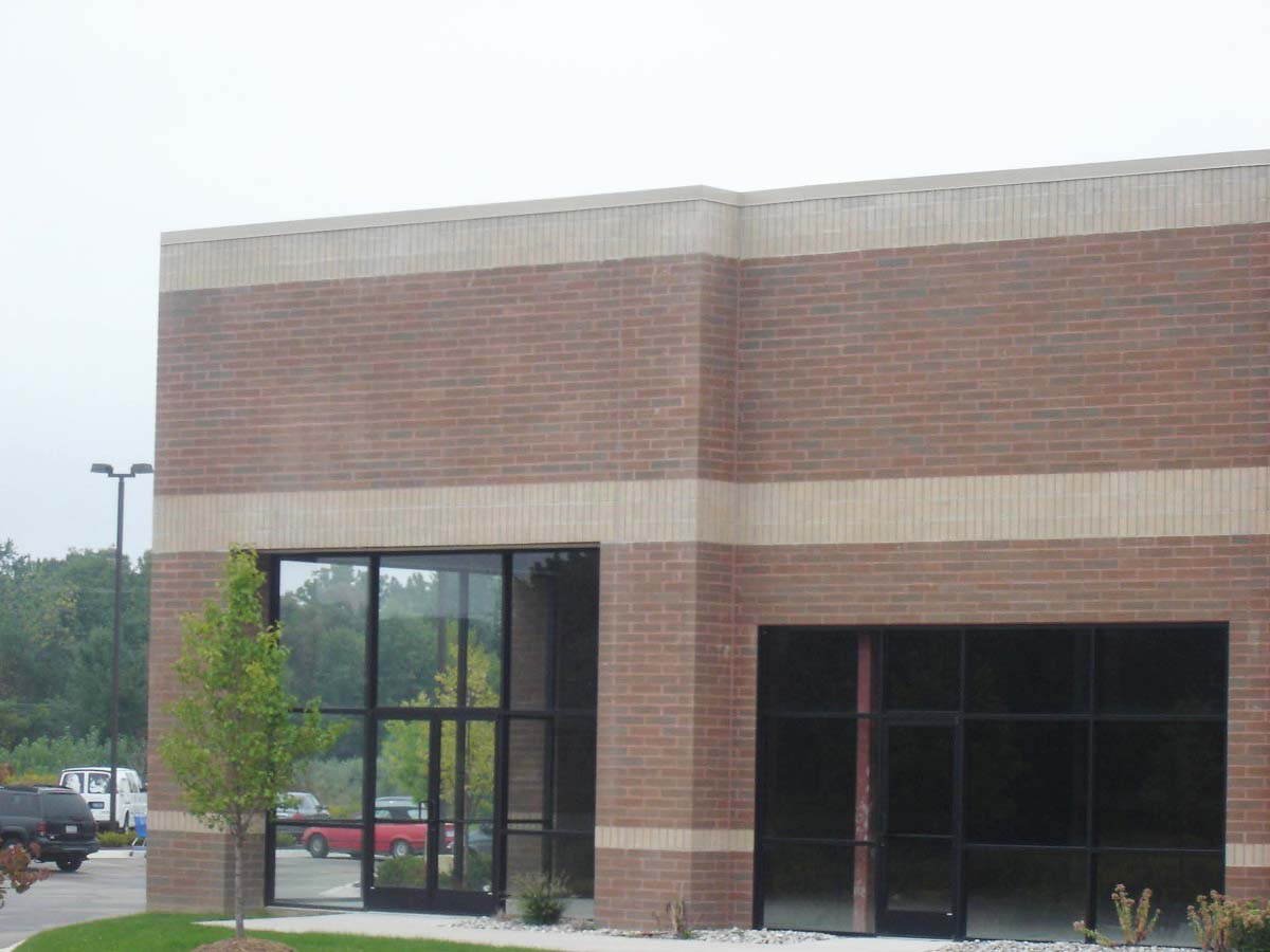 Completed masonry project
